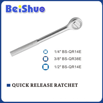 1/2′ 3/8′ 1/2′ Quick Release Ratchet Handle with Metal Handle